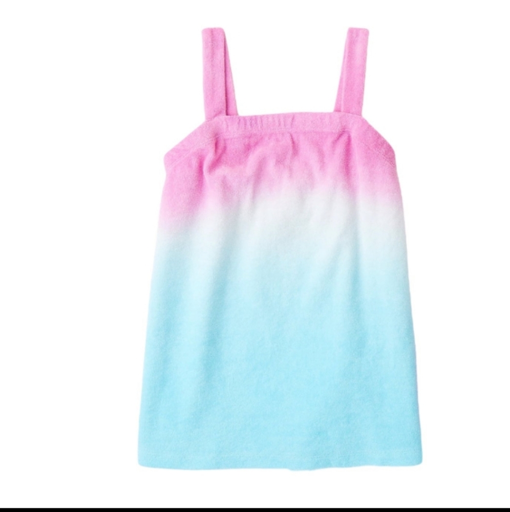 Wonder Nation Girls terry tank top swim cover up
